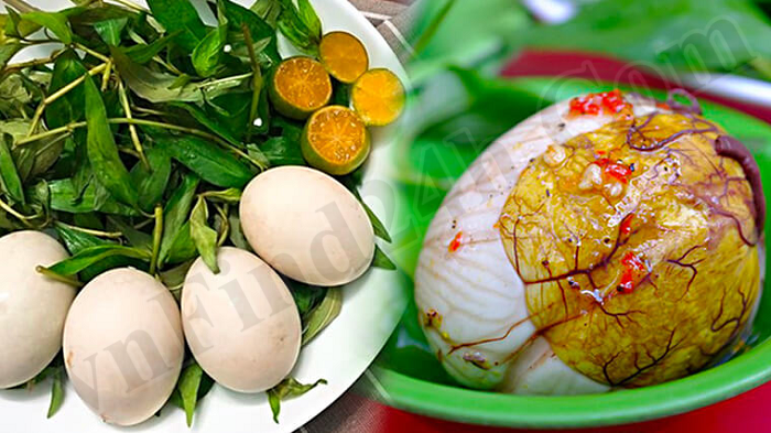 Trứng vịt lộn or trung vit lon or Duck Embryo