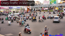 Crazy traffic in Vietnam, do you know?